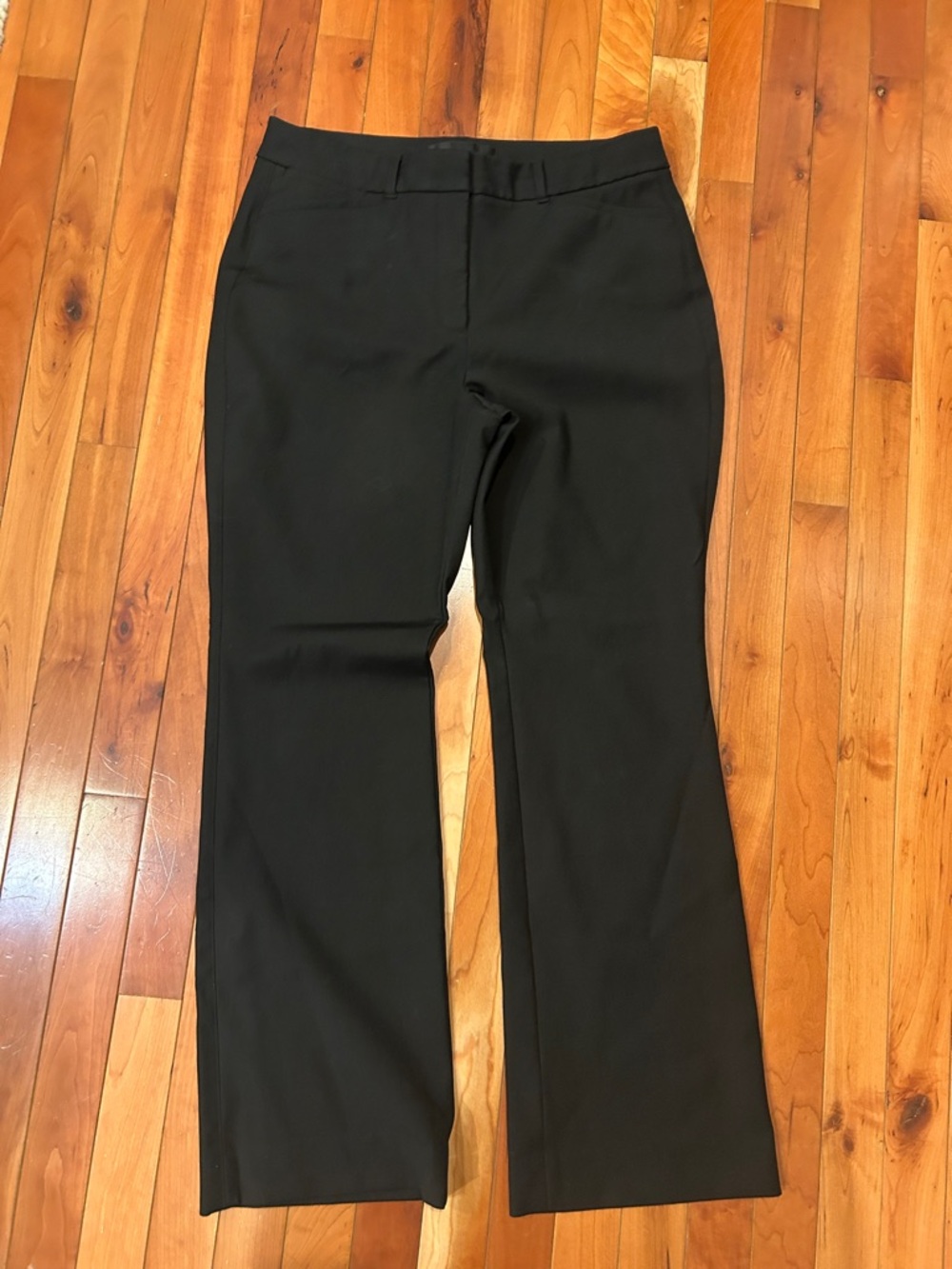 White House Black Market Black Boot-Cut Dress Pants